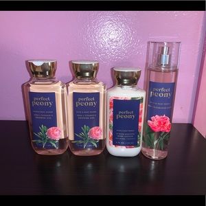Bath & Body Works Perfect Peony Bundle